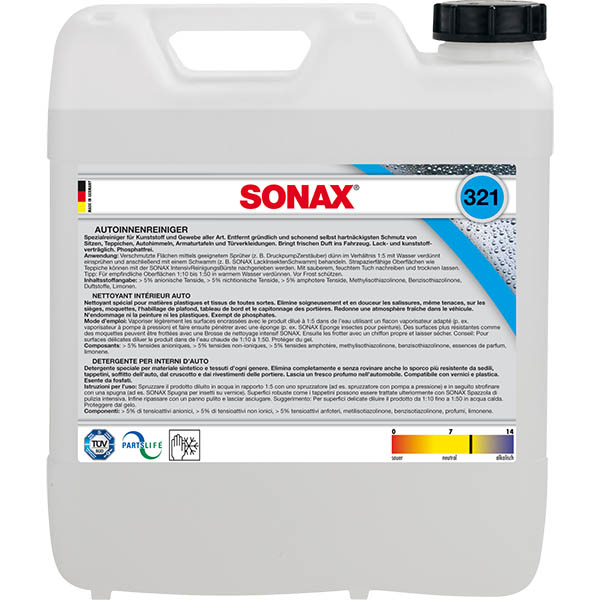 Curatare textil Sonax Interior Cleaner - Solutie Curatare Tapiterie