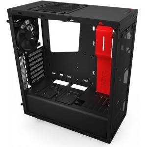 NZXT Source 340 Matte black-red