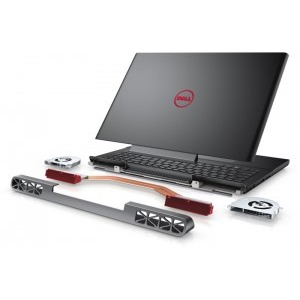 DELL Gaming 15.6'' Inspiron 7567 (seria 7000), FHD, Procesor Intel® Core™ i7-7700HQ (6M Cache, up to 3.80 GHz), 8GB DDR4, 1TB + 8GB SSH, GeForce GTX 1050 Ti 4GB, Linux, Black, Backlit, 3Yr CIS