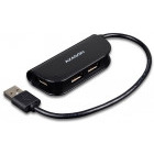 Hub USB AXAGON HUE-X4B USB 2.0 Black