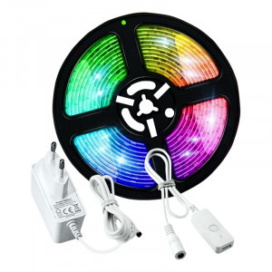 NiteBird Kit Banda LED Smart SL2, Wi-Fi, 5 Metri, Control prin aplicatie, Control vocal