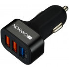 Incarcator auto Canyon CNE-CCA07B, 3x USB, 2.4A, Black Quick Charge 3.0