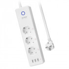 Gosund P1 Prelungitor Smart, 3680W, Control prin aplicatie, 3 Prize, 3 Porturi USB