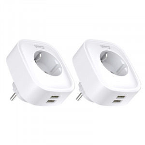 Gosund Pachet 2 prize smart SP112, Wi-Fi, 3600W, 2 x USB, Control aplicatie