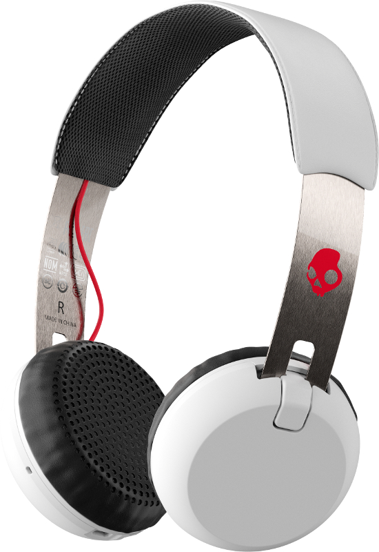 Casti SkullCandy Grind BT Wireless White Black Red