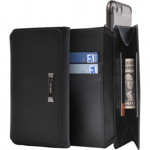 Ringke Husa de protectie tip portofe alb/albastru pentru iPhone 6 si 6S + folie protectie Ringke