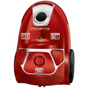 Rowenta Compact Power RO3953EA, cu sac, 750W, 3L, Rosu