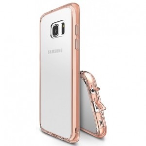 Ringke Protectie pentru spate Fusion Rose Gold pentru Samsung Galaxy S7 Edge