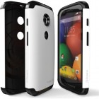 Ringke Protectie pentru spate Max alb pentru Motorola Moto E + folie protectie Ringke
