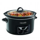Crock-Pot Slow cooker, control digital, 4.7L, Negru