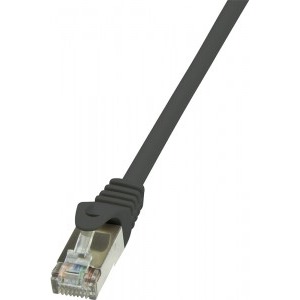 Cablu retea Logilink CAT5e Patch Cable F/UTP 10m black
