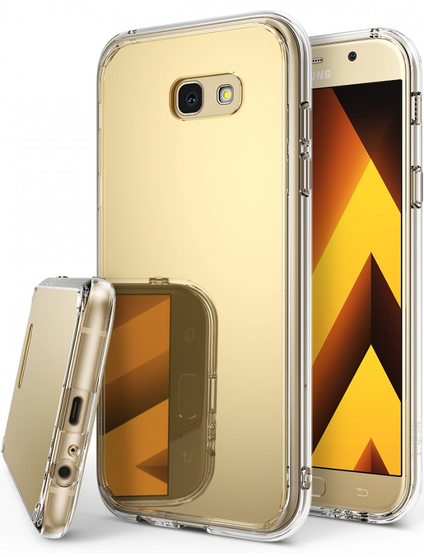 Ringke Protectie pentru spate Mirror Royal Gold pentru A320 Galaxy A3 (2017)