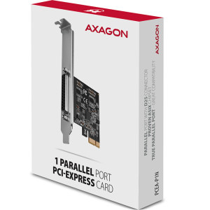 AXAGON PCEA-P1N 1x PCIE-E Male - 1x Paralel Female