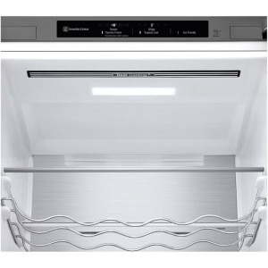 LG GBV7280DMB, 387 L, Clasa D, No Frost, Smart Diagnosis, 203 cm, Argintiu