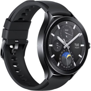Xiaomi Watch 2 Pro, Bluetooth Black Case, Black Fluororubber Strap