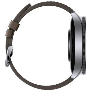 Xiaomi Watch 2 Pro, Bluetooth, Silver Case Brown, Leather Strap