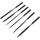 STANLEY Set 6 pile fine 160mm, 0-22-500