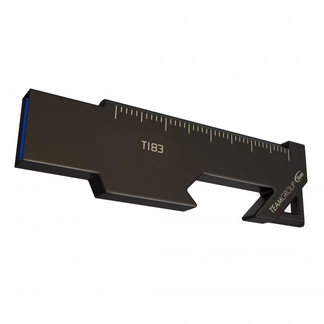 Memorie externa Team Group T183 64GB USB 3.0, negru, design multifunctional