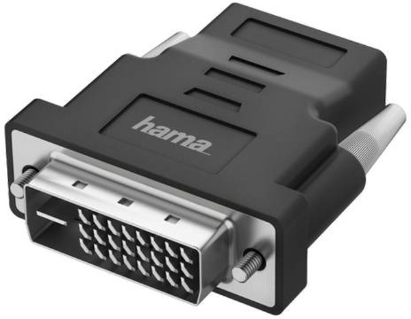 Adaptor Hama 1x DVI Male - 1x HDMI Female, negru