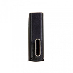 Logilink 1x USB-C Male - 1x USB Female, 90 grade, negru