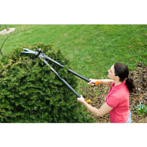Fiskars Foarfeca gazon si gard viu PowerLever GS53