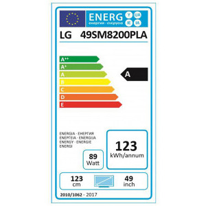 LG Smart TV NanoCell 49SM8200PLA Seria M8200PLA 123cm negru 4K UHD HDR