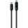 Cablu de date / adaptor Havit CB6247, USB-C Male la USB-C Male, 5A, 2 m, Fast PD 100W, Afisaj Digital, aliaj din zinc, Black