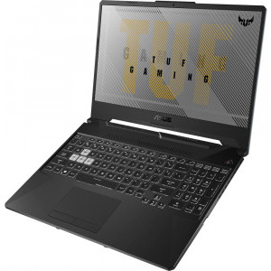ASUS Gaming 15.6'' ASUS TUF F15 FX506LH, FHD 144Hz, Procesor Intel® Core™ i7-10870H (16M Cache, up to 5.00 GHz), 8GB DDR4, 512GB SSD, GeForce GTX 1650 4GB, No OS, Fortress Gray