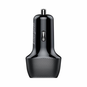 Energizer D38BK, 1x USB-C, 1x USB, 38W, Black, Quick Charge 3.0