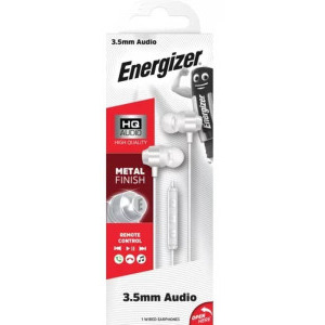 Energizer In-Ear, CIA10WH2, metalice, alb