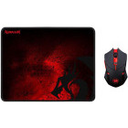 Mouse Gaming Redragon M601WL Centrophorus & Mousepad