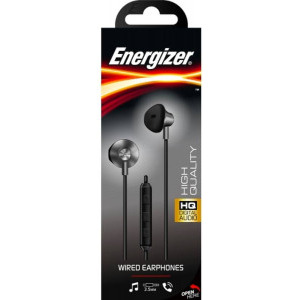 Energizer In-Ear, UBA15BK, metalice, negru