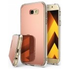 Ringke Protectie pentru spate Mirror Rose Gold pentru A720 Galaxy A7 (2017) + folie protectie Ringke