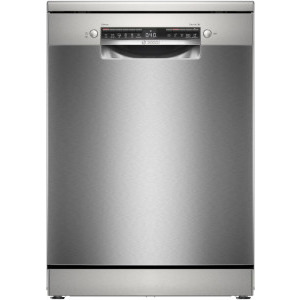 Masina de spalat vase Bosch SMS4HVI02E, 14 seturi, 6 programe, Clasa D, ExtraDry, AquaStop, 60 cm, Inox