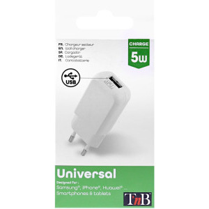 TnB 1x USB, 5W, White