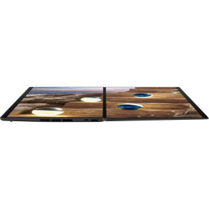 ASUS 14'' Zenbook DUO UX8407AA, 3K OLED 144Hz Touch, Procesor Intel® Core™ Ultra X9 388H (18M Cache, up to 5.10 GHz), 32GB LPDDR5X, 2TB SSD, Intel Arc B390, Win 11 Pro, Moher Gray