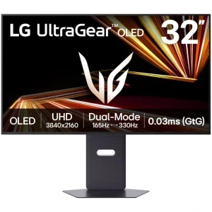 Monitor LED LG Gaming UltraGear GX8 31.5 inch UHD / FHD OLED 0.03 ms Dual mode 165 Hz / 330 Hz HDR FreeSync Premium Pro & G-Sync Compatible