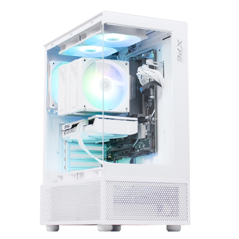 PC Gaming BALAUR Prime Esports Edition Alb, Intel i7-12700F 2.1GHz, 16GB DDR5, 1TB SSD, RTX 5060 8GB GDDR7, Iluminare RGB