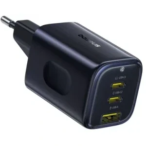 Incarcator retea Baseus PicoGo AE11, 2x USB-C, 1x USB, Quick Charge 100 W, Black