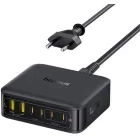 Incarcator retea Baseus EnerFill FH21, 4x USB-C, 2x USB, Quick Charge 120 W, GaN, Black