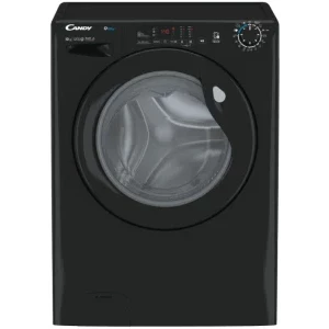 Masina de spalat rufe Candy EY 12102DBBE/1-S, 10 kg, 1200 RPM, Clasa E, Kilo Detector, simply-Fi, Negru