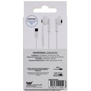 TnB In-Ear, USB-C White