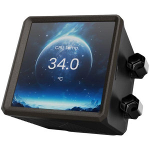 Gamdias Aura GL360 LCD ARGB Black