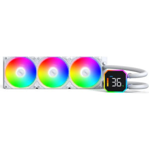 Cooler CPU Montech HyperFlow Digital 360 White