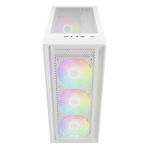 Gaming ZMEU Plus Alb NO RAM Edition (fara memorie RAM DDR4), Intel i5-12400F 2.5GHz, 1TB SSD, RTX 5060 8GB GDDR7, Iluminare RGB