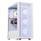 PC Gaming ZMEU Plus Alb NO RAM Edition (fara memorie RAM DDR4), Intel i5-12400F 2.5GHz, 1TB SSD, RTX 5060 8GB GDDR7, Iluminare RGB
