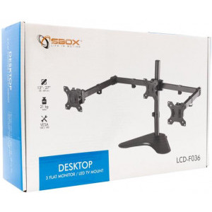 SBOX LCD-F036, 13 - 27 inch, negru