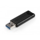 Memorie externa Verbatim PinStripe 64GB USB 3.0 Black