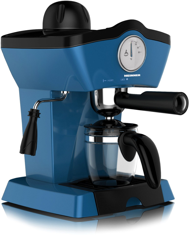 Espressor de cafea Heinner HEM-200BL, 800W, 3.5bar, 0.25L