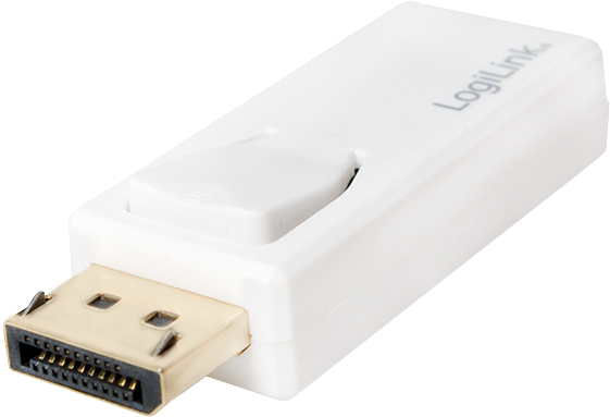 Adaptor Logilink 1x DisplayPort Male - 1x HDMI Female, alb